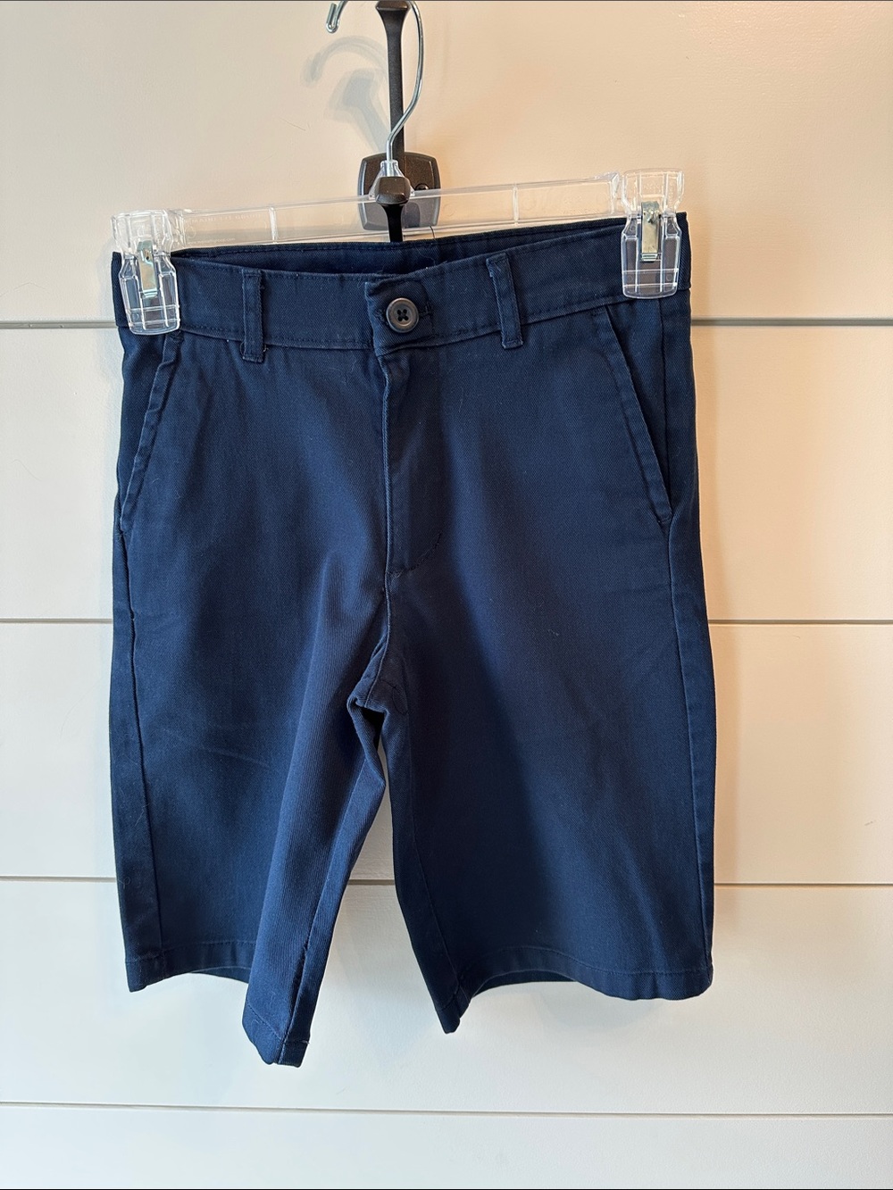 Boys Nautica Classic Navy Chino Shorts size 10